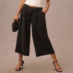 Anthropologie Maeve Tie-Waist Culottes